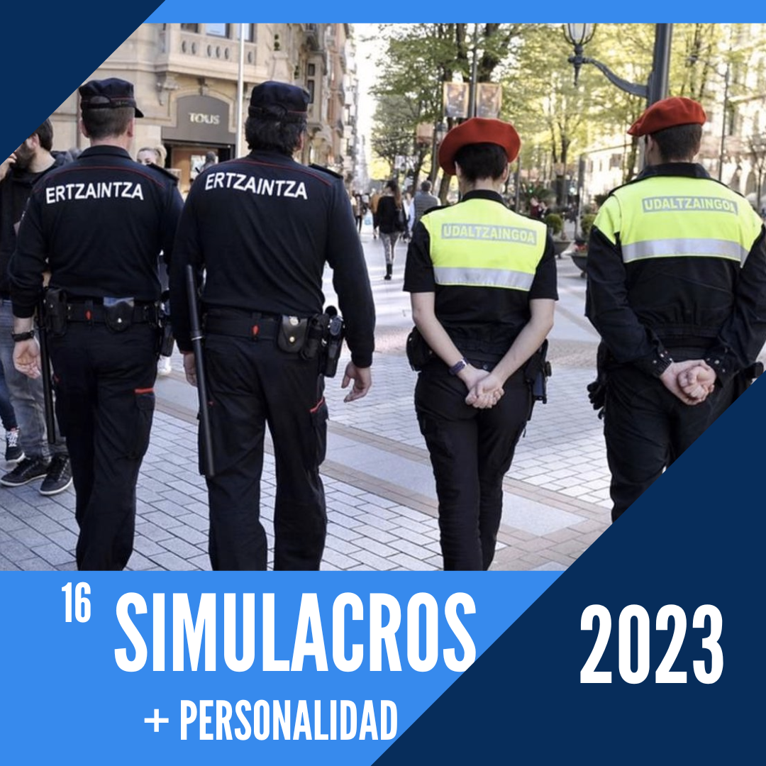 16 SIMULACROS + PERSONALIDAD
